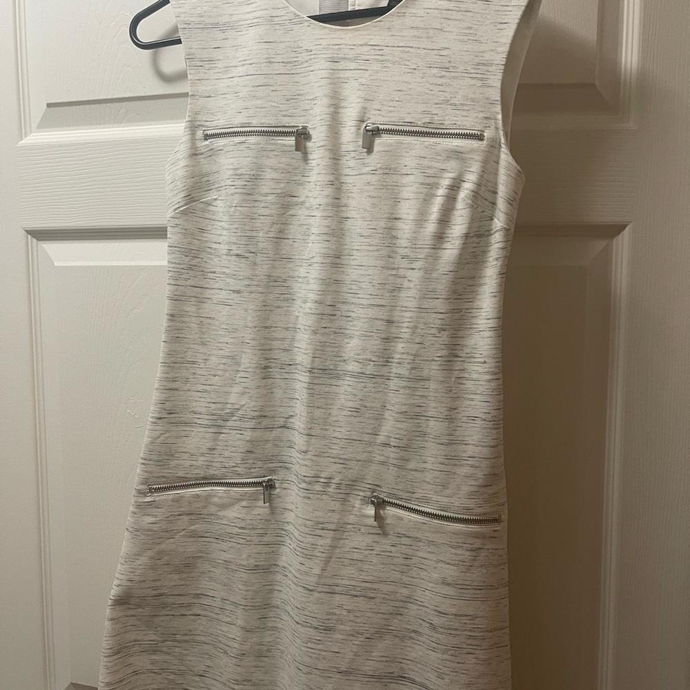 Banana Republic Cream Sleeveless Mini Dress